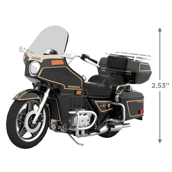 New! Honda Motorcycle Hallmark Diecast Ornament 1980 GL1100 Gold Wing Interstate - Picture 3 of 5